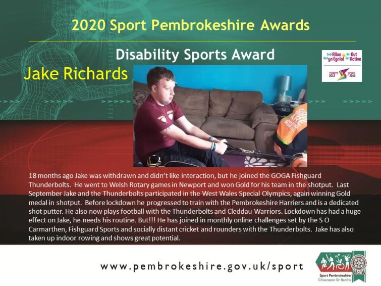 Adult Disability - Jake Richards